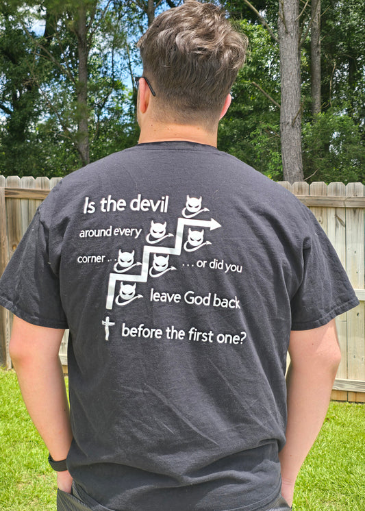 Devil around every corner design